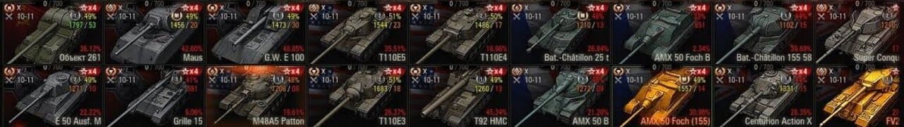 Купить аккаунт World of Tanks